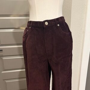 Ralph Lauren Deep Purple Corduroy Trousers